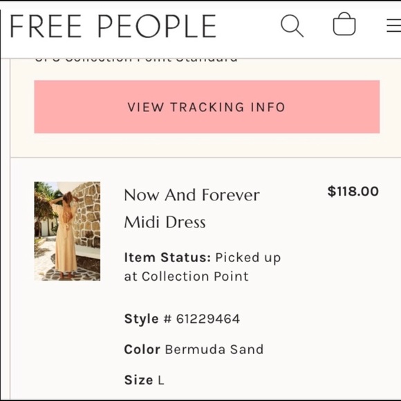 Free People Now and Forever Midi Dress - Picture 5 of 5